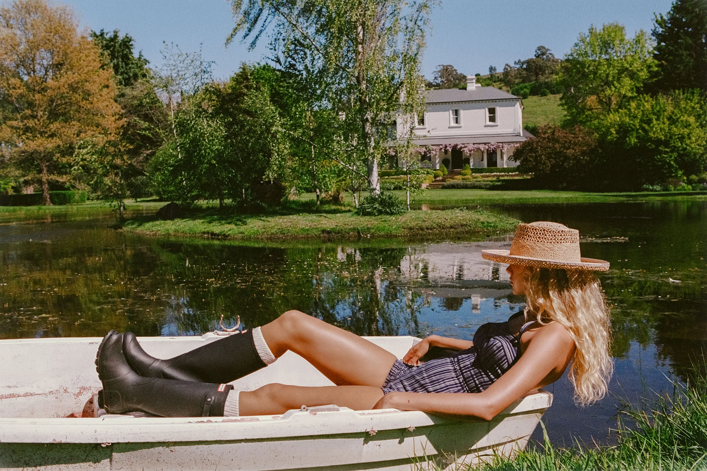 Lawson Boater - Raffia - Image 7