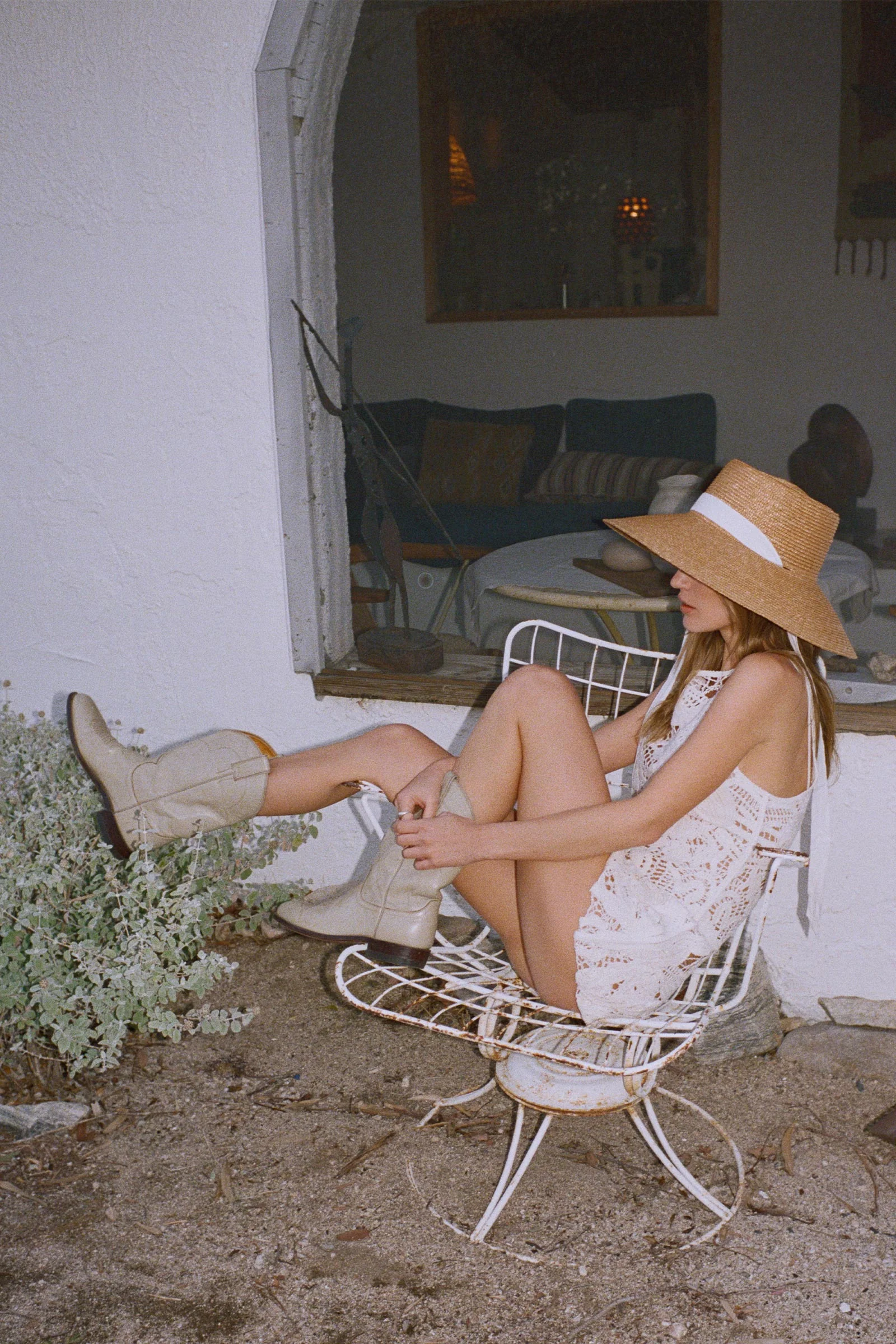 Paloma Sun Hat - Sepia - Image 6