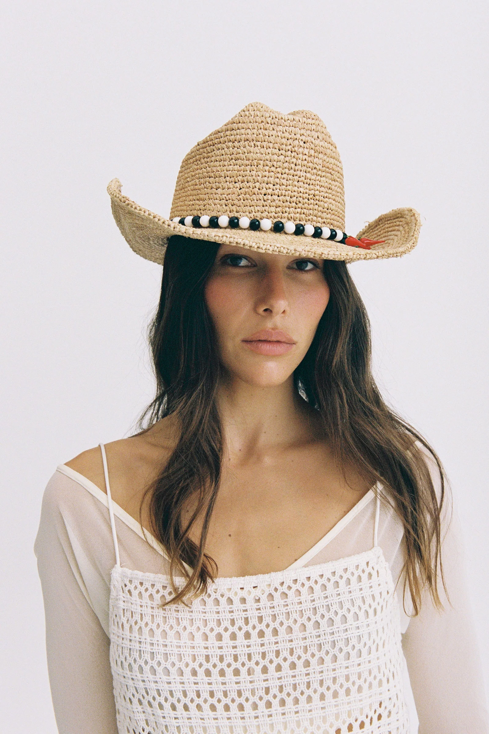 Raffia Cowboy Chili - Natural - Image 2