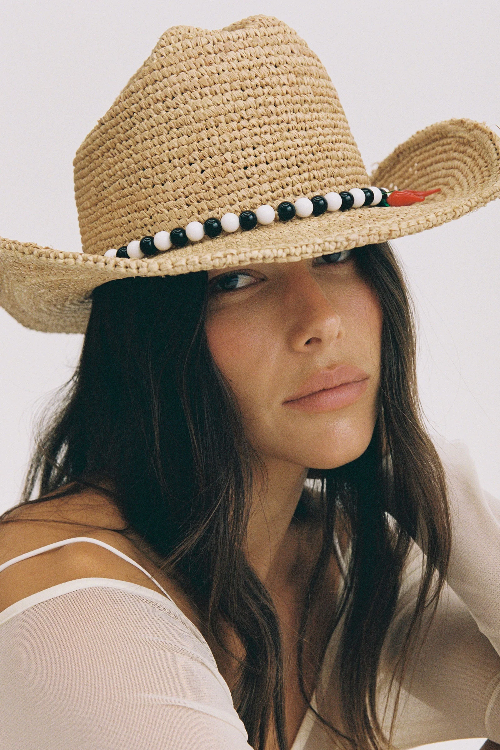 Raffia Cowboy Chili - Natural - Image 4