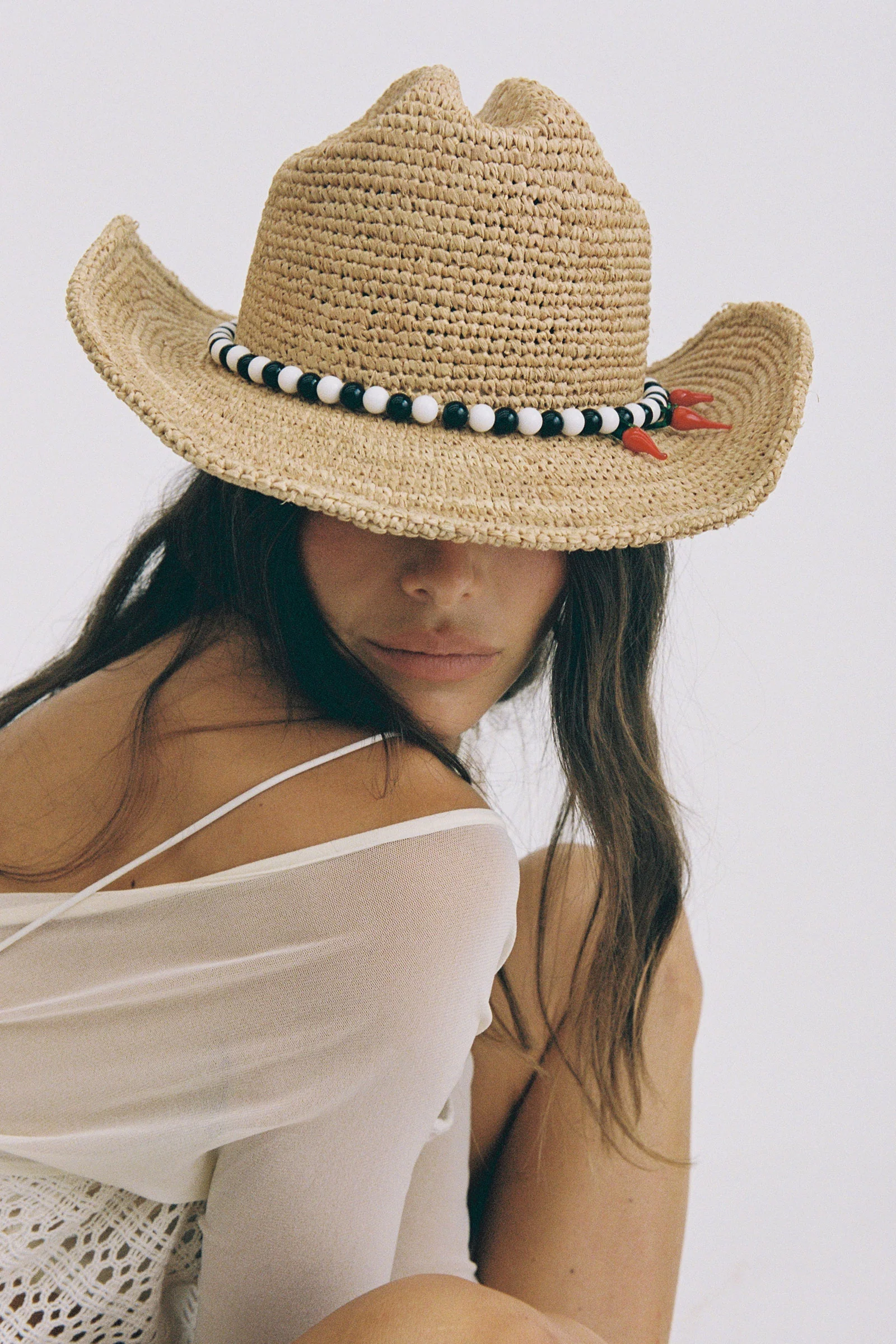 Raffia Cowboy Chili - Natural - Image 5