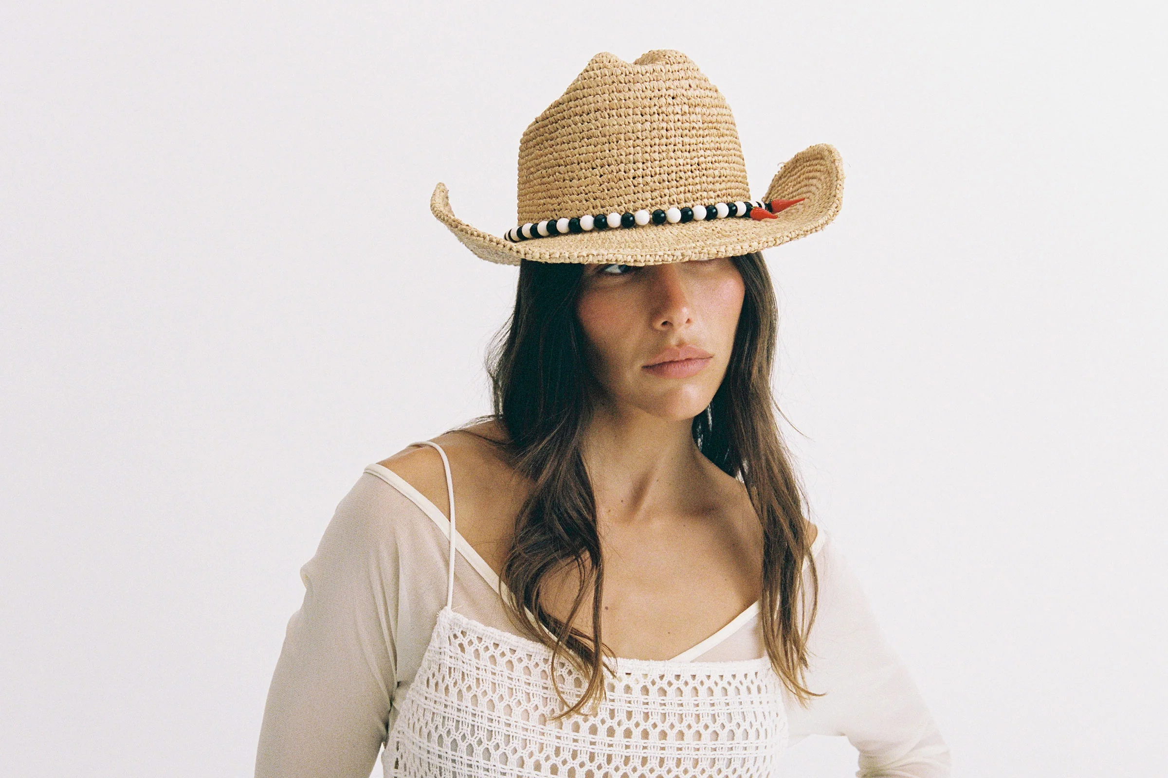 Raffia Cowboy Chili - Natural - Image 7