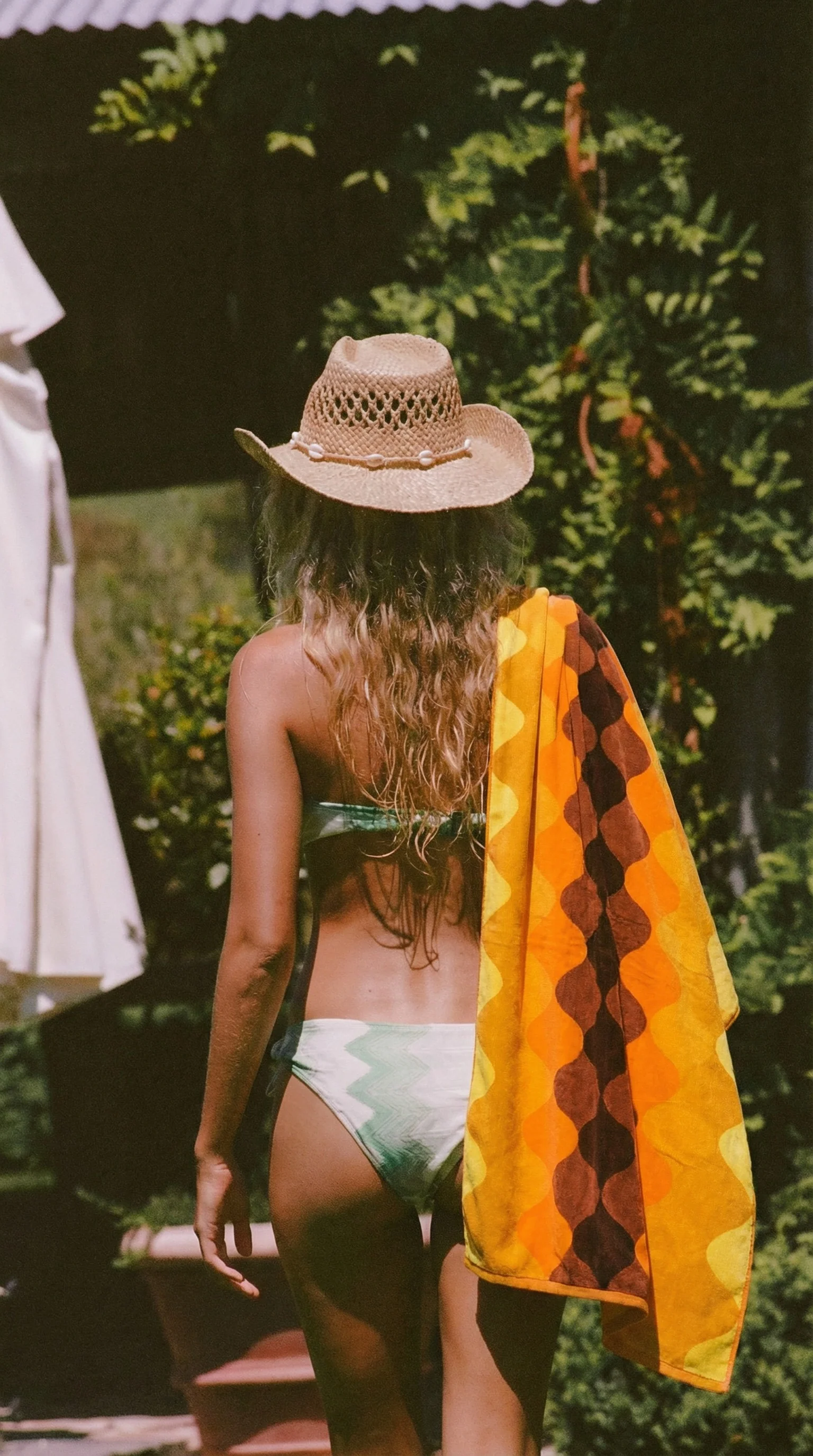 Retro Wave Towel - Pecan - Image 4