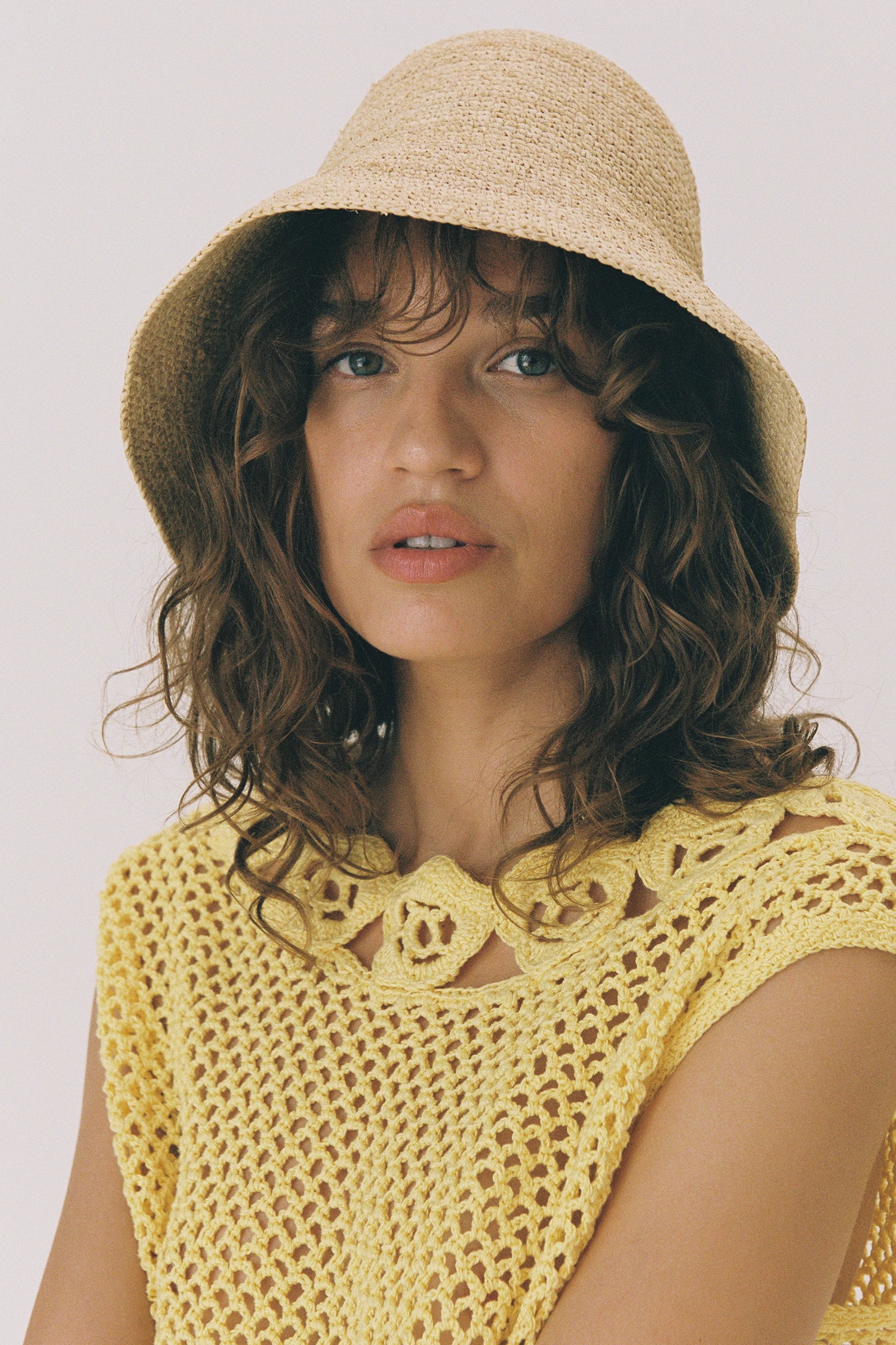 Shoal Bucket - Raffia Crochet - Packable - Image 5