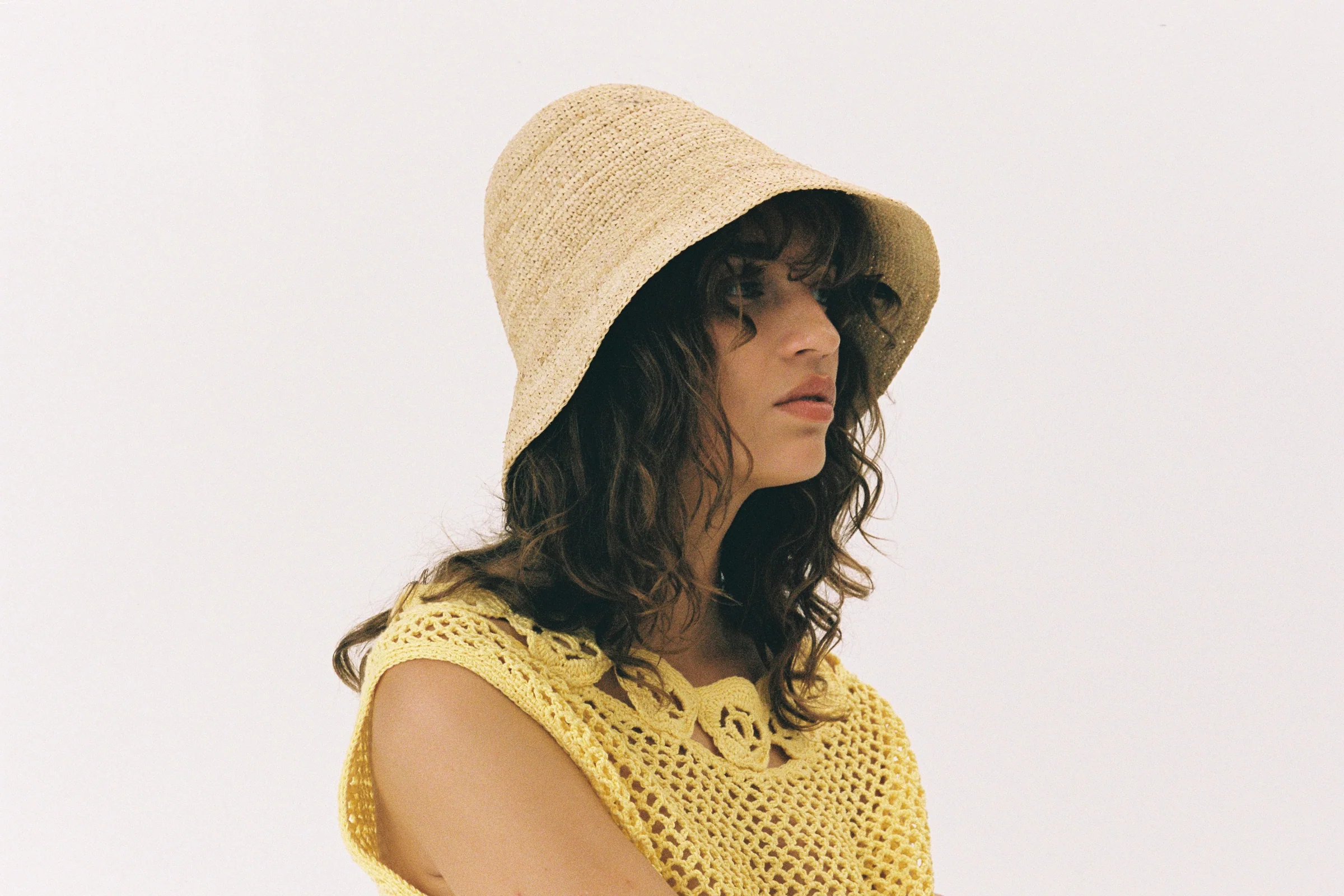 Shoal Bucket - Raffia Crochet - Packable - Image 7