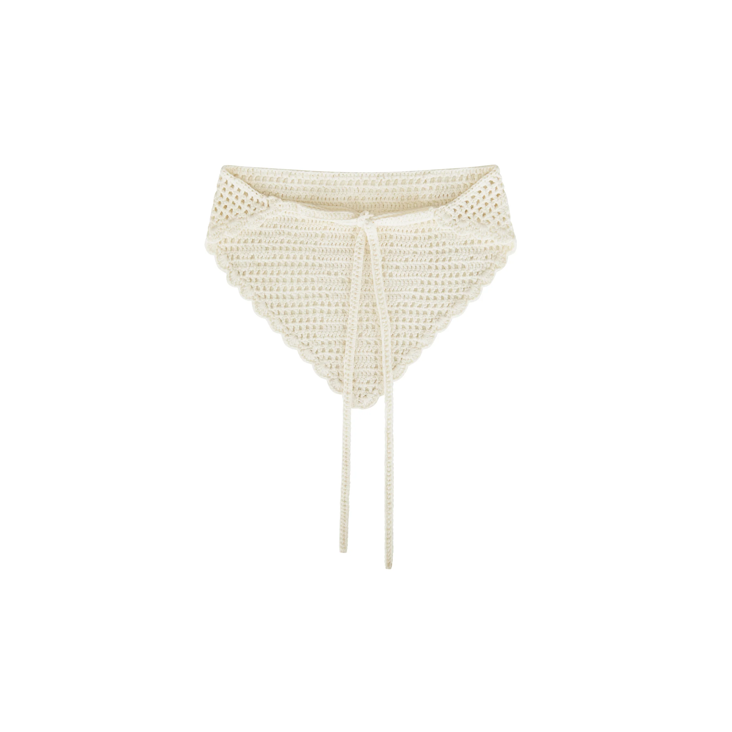 Triangle Bandana - Ivory Rose - Image 4