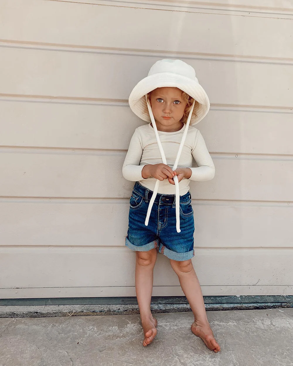 Wave Bucket - Beige Terry - Kids - Image 10