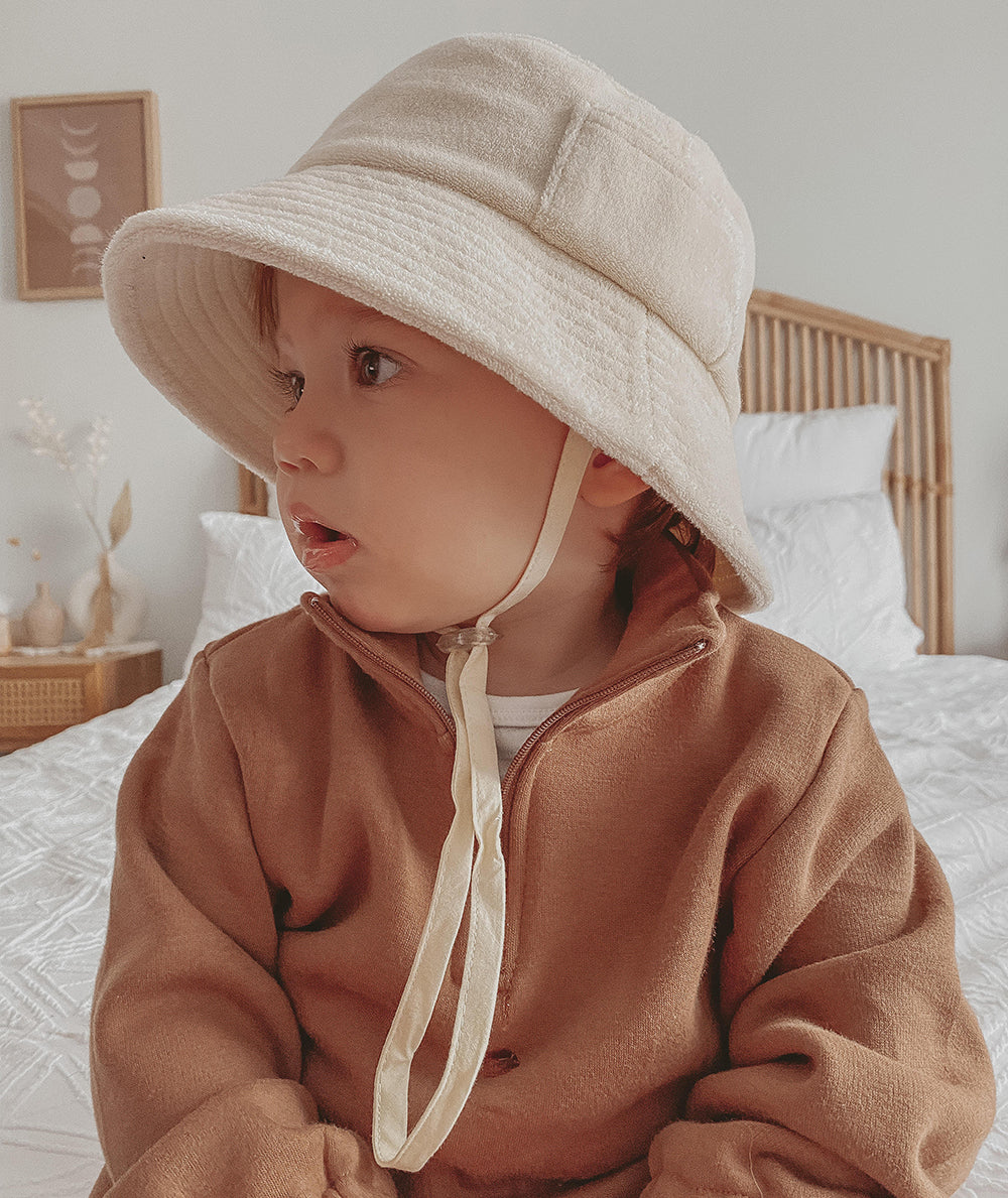 Wave Bucket - Beige Terry - Kids - Image 11