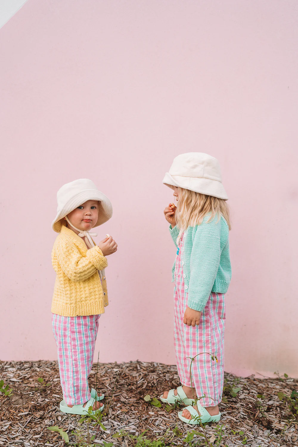 Wave Bucket - Beige Terry - Kids - Image 7